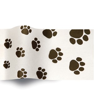 Puppy Paws Stock Design Tissue Paper (A)