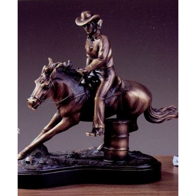 Lady on Horse Trophy (12"x9 1/2")