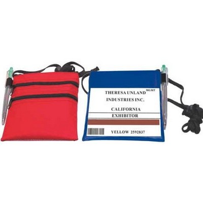 Double Zipper Trade Show Holder