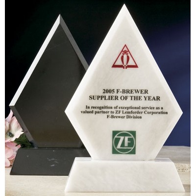 White Genuine Marble Eco-Pinnacle Award