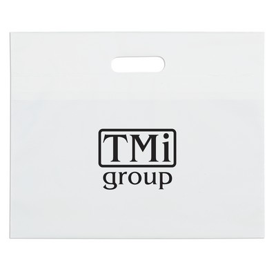 16W x 13H Die Cut Handle Bag - Flexo Ink Print