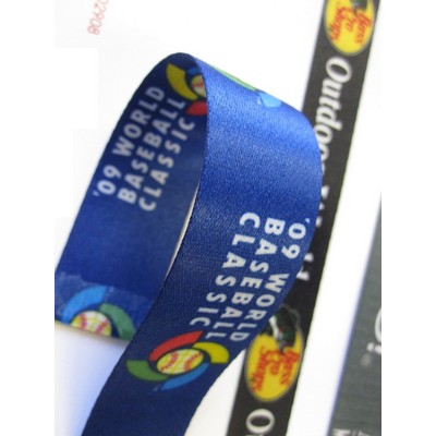 Sublimation Smooth Lanyard w/Swivel Options (3/4x36)