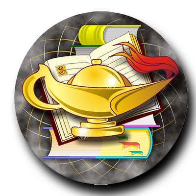 Knowledge Lamp Full Color Stock Insert (2")