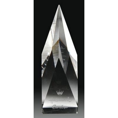 7 1/2" Steeple Crystal Award