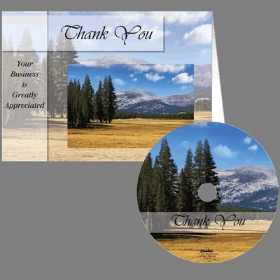 Thank You Mountains Card with CD