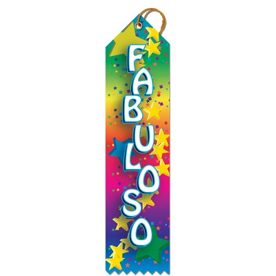 Fabuloso Point Top Award Ribbon