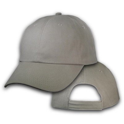 Big Size Khaki Low Profile Adjustable Cap 2XL - 4XL