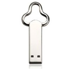 Stainless Steel Key USB Drive w/ Key Chain