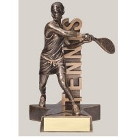 8.5" Female Tennis Billboard Resin Series Trophy