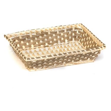 Rectangle Wicker Basket (14"x9 1/2"x2 3/4")