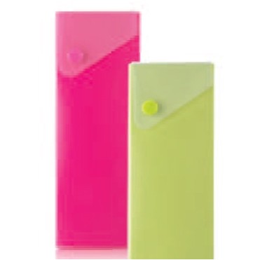 Assorted Neon Slide Pencil Box