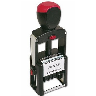 Self-Inking Metal Date Stamp