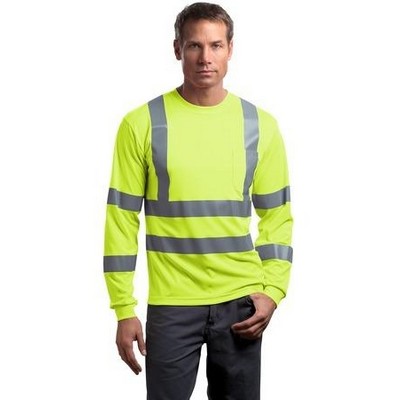 ANSI 107 Class 3 Long Sleeve Snag-Resistant Reflective T-Shirt