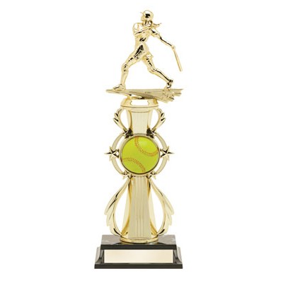 Softball Riser Trophy 13" Tall