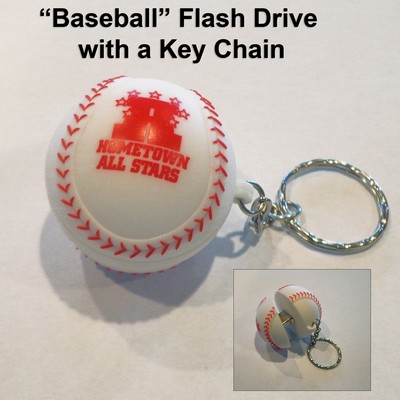 Baseball Flash Drive - 2 GB Memory