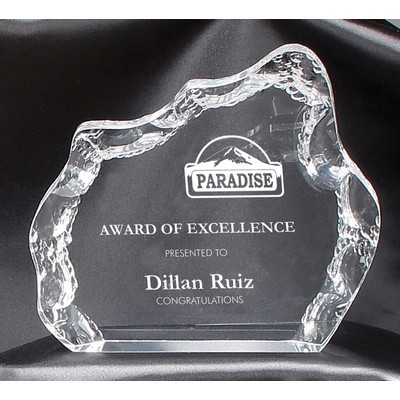 Clear Acrylic Iceberg Award