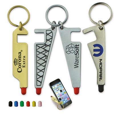 Custom Shape Stylus/Phone Holder Key Chain