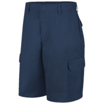 Red Kap™ Men's Poly/Cotton Cargo Short - Navy Blue