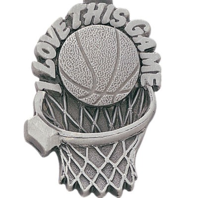 Basketball Pewter Key Chain