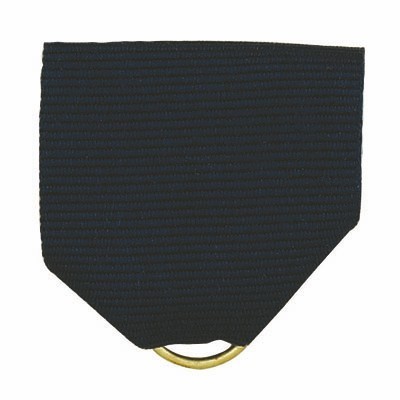 RL Series Pin Back Navy Blue Ribbon w/Metal Ring