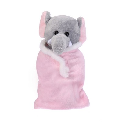 Soft Plush Elephant in Baby Sleep Bag Stuffed Animal