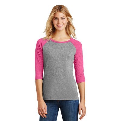 District® Women's Perfect Tri® 3/4-Sleeve Raglan Shirt