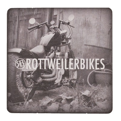 40 Pt. 3.5" Square High Density Pulp Board Coaster (Digital Printing)