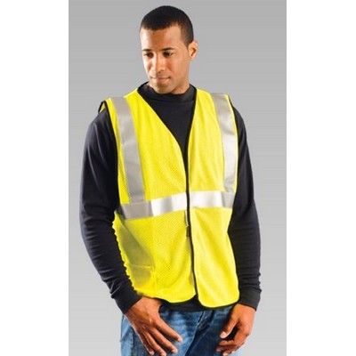 Flame Resistant Single Stripe Mesh Vest