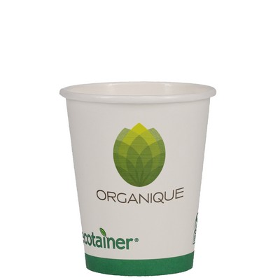 8 oz Eco-Friendly Paper Cup - White - Digital