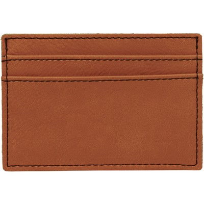 Leatherette Money Clip - Rawhide