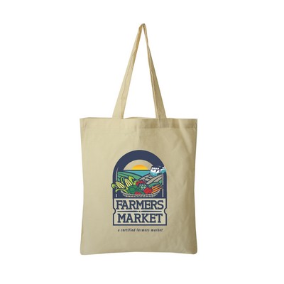 6 Oz Cotton Open Tote