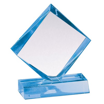 Sapphire Diamond Acrylic Award 5 1/4"H