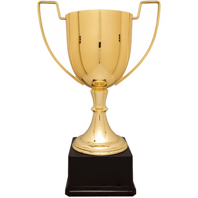 Golden Crown Metal Trophy Cup 17 1/2"H