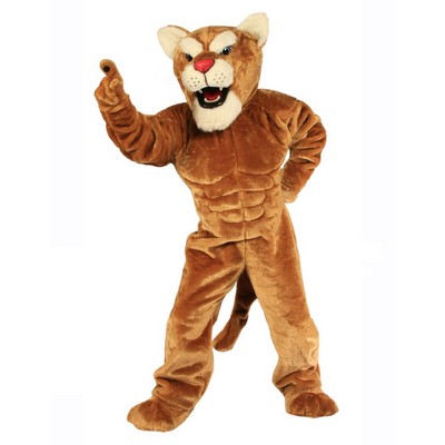 Power Cat Cougar Mascot Costume