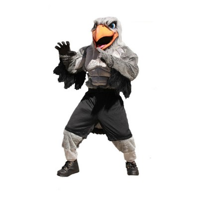 Gray Eagle Mascot Costume