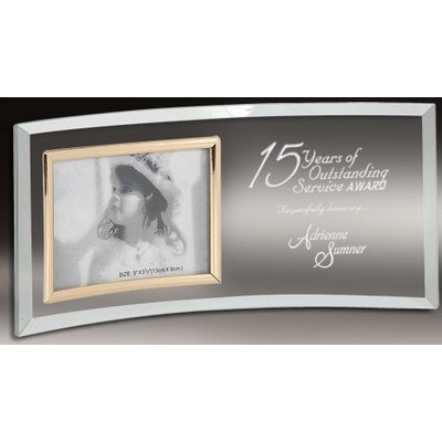 Apex Glass Horizontal Photo Frame - Small