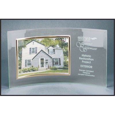 Apex Glass Horizontal Photo Frame - Medium