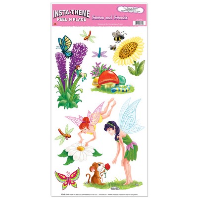 Fairies & Friends Peel 'N Place Wall Cling