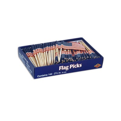 U.S. Flag Picks Counter Display