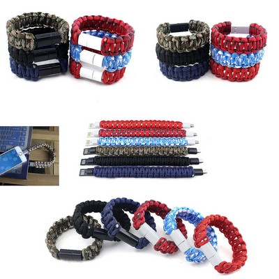 Outdoor 4 mm Paracord w/USB Cable Function