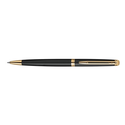 Waterman Hemisphere Ballpoint Matte Black Gold Trim