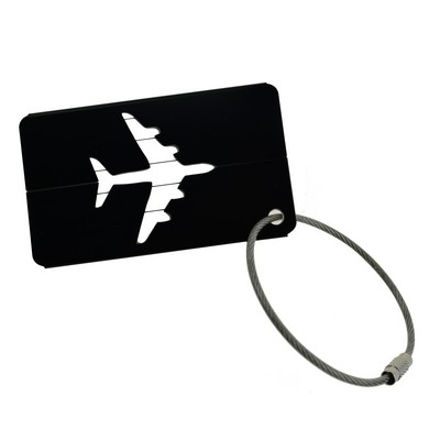 Durable Airplane Aluminum Luggage Tag