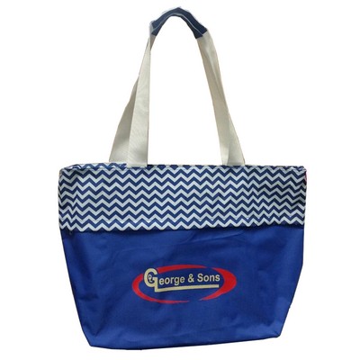 Chevron Jumbo "Bold" Tote