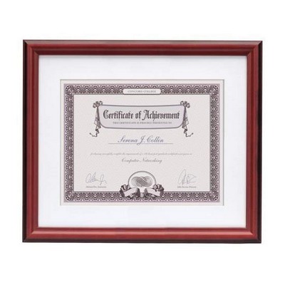 Halifax Certificate Frame - Cherry/Black 8½"x11"