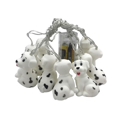 10 Puppy LED String Lights