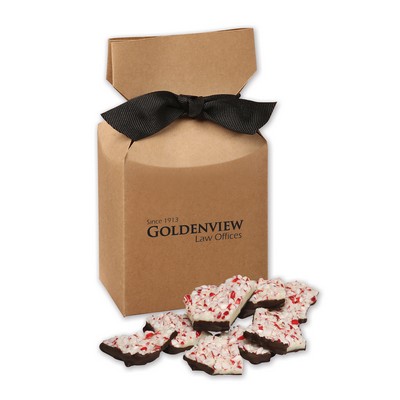 Kraft Gift Box w/Peppermint Bark