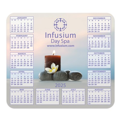 Ultra Thin Surface Calendar Mouse Pad | 7 1/2" x 8 1/2" | U-Shape Calendar