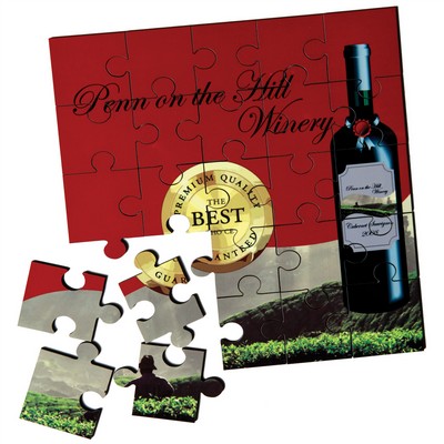 Full Color Cardboard Jigsaw Puzzle, 25 pieces, 6.7" x 6.7"