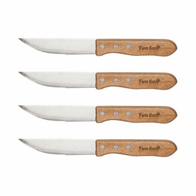 The Rustler 4pc Steak Knife Set