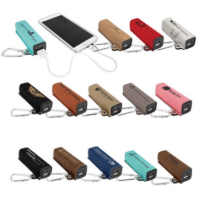 Premium Leatherette Power bank